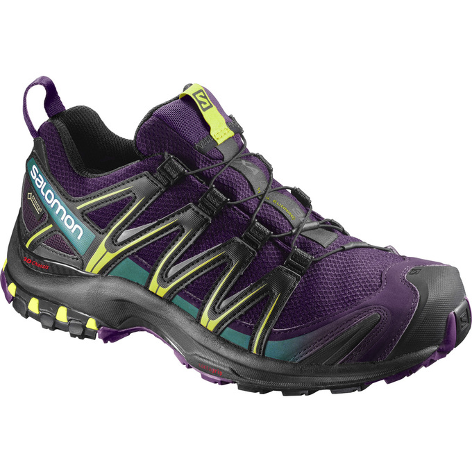 Salomon XA PRO 3D GTX® W Zapatillas Trail Running Mujer - Moradas / Negras - Colombia (40637-LUWY)